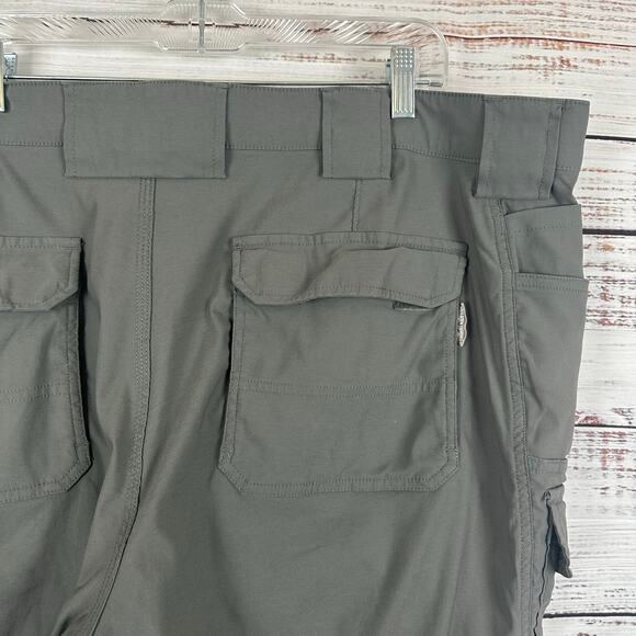 Mens Duluth Flex Dry on The Fly Nylon Cargo Activewear Pants Cement Gray 44X30 - Picture 4 of 7
